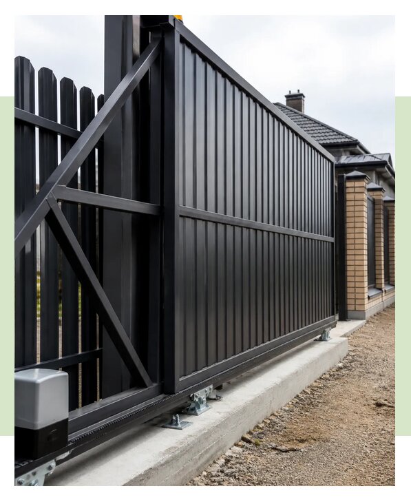 Изготовление откатных ворот в Пушкине по цене от 77798 р. | ЗаборЭксеперт-Пшк